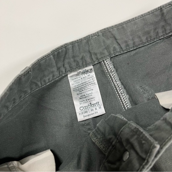Green Carhartt Carpenter Pants - Picture 5 of 5